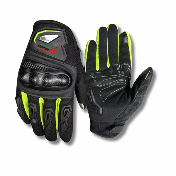 FORTE GT RS02 Yeşil Korumalı Motosiklet Eldiveni