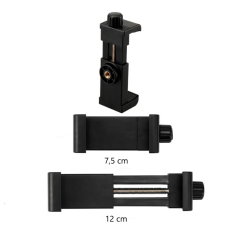 KNMASTER HC-20 | Motosiklet Kask Çene Telefon ve Aksiyon Kamera Tutucu (Full Set)
