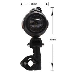 Knmaster Shark 30W Motosiklet LED Sis Farı Takımı