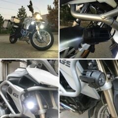 Knmaster Shark 30W Motosiklet LED Sis Farı Takımı