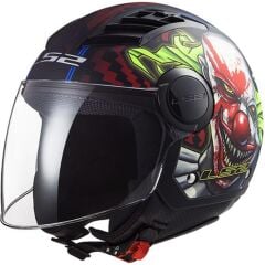 LS2 Airflow Mat Happy Dreams Scooter Kaskı – Yarım Kask