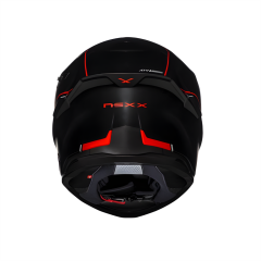 Nexx Sx.100r Frenetıc Mat Siyah-Kırmızı Motosiklet Kaskı