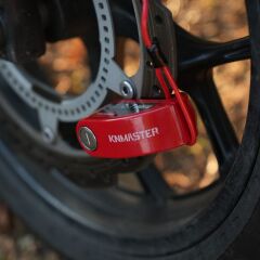 KNMASTER DL506A 6mm Alarmlı Disk Kilidi | Hatırlatma Kablosu ve Taşıma Çantası Hediye