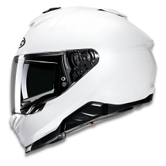 HJC i71 İnci Beyazı Kapalı Motosiklet Kaskı - White M