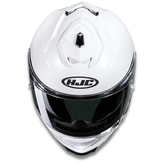 HJC i71 İnci Beyazı Kapalı Motosiklet Kaskı - White