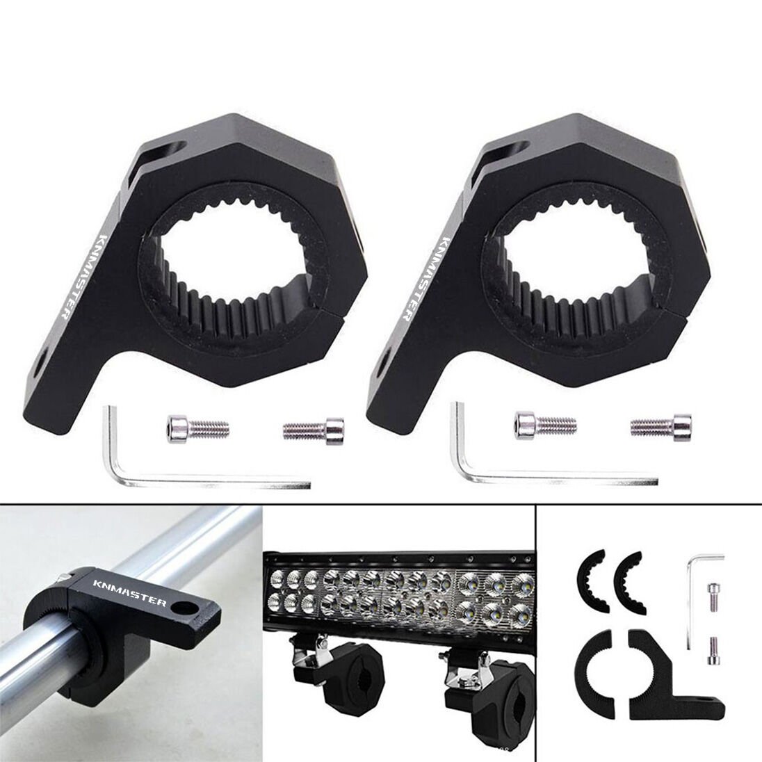 Knmaster MC-90 Motosiklet Koruma Demiri Sis Farı Montaj Ayağı