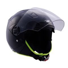 Zeus ZS-213 Pearl Black Açık Kask