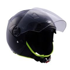 Zeus ZS-213 Pearl Black Açık Kask
