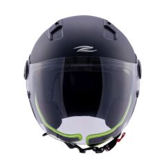 Zeus ZS-213 Matt Black Açık Kask