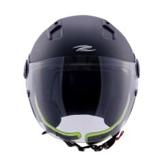 Zeus ZS-213 Matt Black Açık Kask