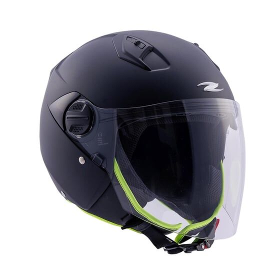 Zeus ZS-213 Matt Black Açık Kask