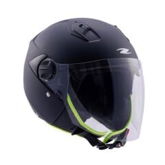 Zeus ZS-213 Matt Black Açık Kask