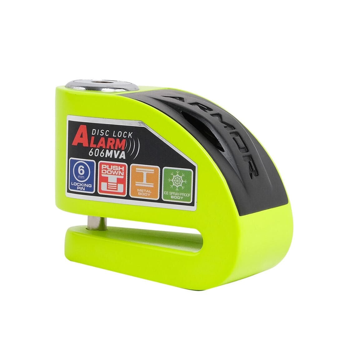 Armor 606 MVA 6MM Paslanmaz Çelik Alarmlı Disk Kilidi