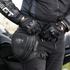 Tex 45 Chopper Deri Bacak Çantası