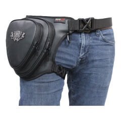 Tex 45 Chopper Deri Bacak Çantası
