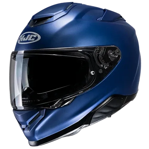 HJC Rpha71 Metalik Mavi Kapalı Motosiklet Kaskı - Semi Flat Metallic Blue