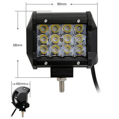 Knmaster Volcano Adv 36W Motosiklet / Off Road Sis Farı