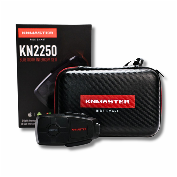 Knmaster KN2250 Motosiklet Kask Intercom Bluetooth İnterkom Kulaklık Seti