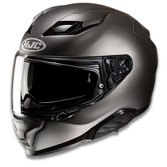 HJC F71 Mat Titanium Kapalı Motosiklet Kaskı - Semi Flat Titanium