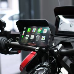 KNMASTER MOTOPLAY 1500 – 6.25” TPMS Sensörlü Kablosuz CarPlay & Android Auto Destekli Motosiklet Multimedya Ekranı