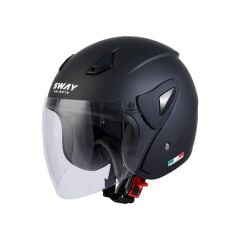 SWAY SW 733 Matt Black Yarım Kask