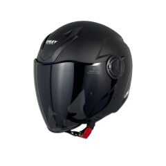 SWAY SW 760 Matt Black Yarım Kask