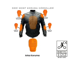 Forte GT Buffalo Hakiki Deri Motosiklet Montu - 2002001