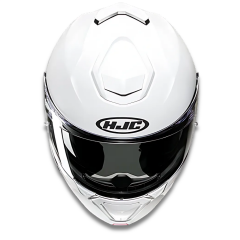HJC i91 İnci Beyazı Çene Açılır Motosiklet Kaskı - White