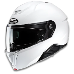 HJC i91 İnci Beyazı Çene Açılır Motosiklet Kaskı - White