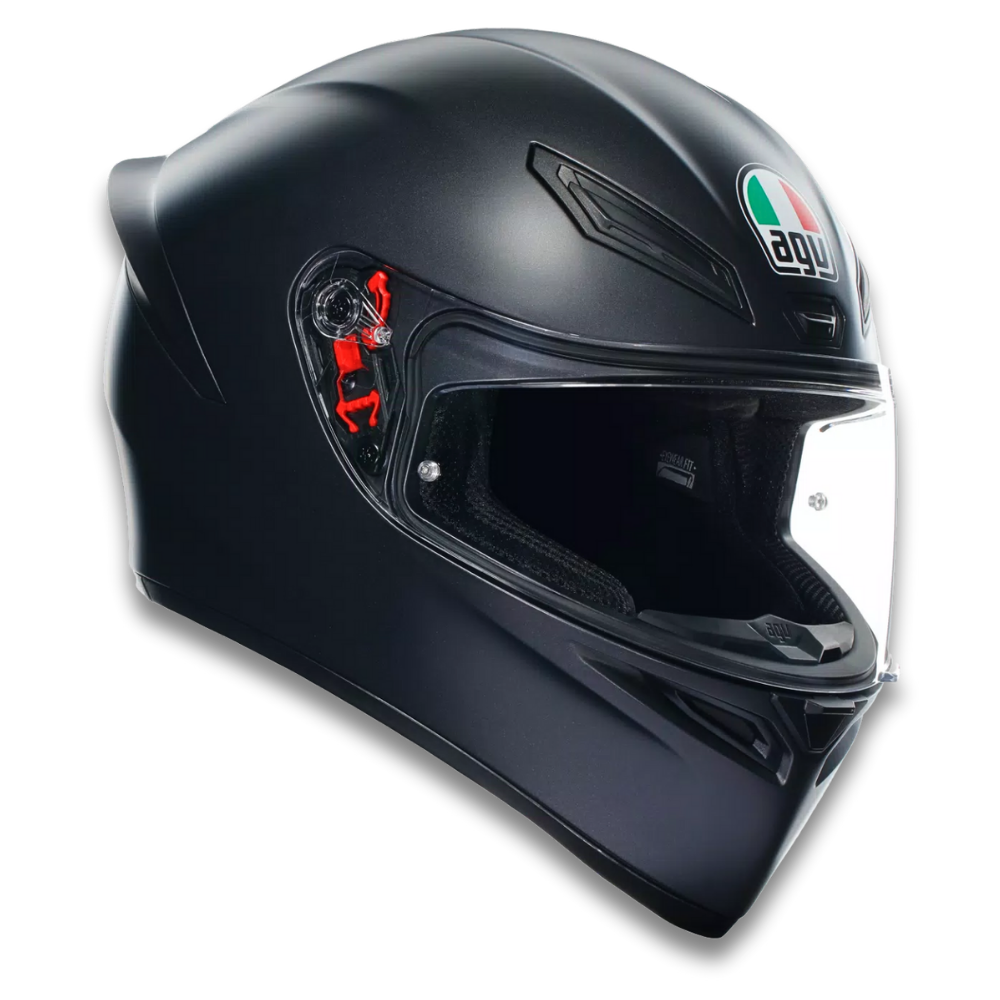 AGV K1 S Mono Matt Black Kapalı Motosiklet Kaskı - Mat Siyah