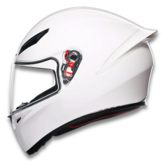 AGV K1 S Mono White Kapalı Motosiklet Kaskı - Beyaz