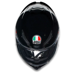 AGV K1 S Mono Black Kapalı Motosiklet Kaskı - Parlak Siyah S