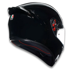 AGV K1 S Mono Black Kapalı Motosiklet Kaskı - Parlak Siyah S