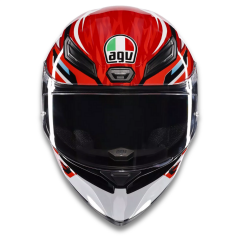 AGV K1 S Lion Black Red White Configuration Kapalı Motosiklet Kaskı
