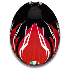 AGV K1 S Lion Black Red White Configuration Kapalı Motosiklet Kaskı