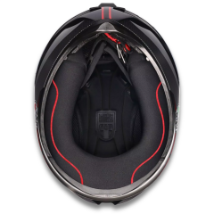 AGV K1 S Lap Matt Black Grey Red Kapalı Motosiklet Kaskı