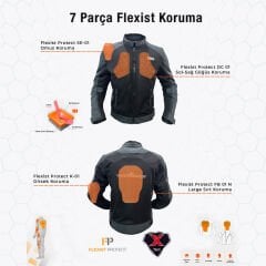 Forte GT Black Stone Yazlık Motosiklet Mont - 2001054