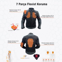 Forte GT Black Stone Yazlık Motosiklet Mont - 2001054