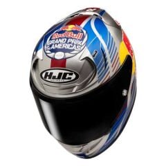 HJC RPHA12 Red Bull Austin GP II MC21 Kapalı Motosiklet Kaskı