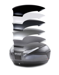 Shad SH48 Füme/Siyah Arka Çanta