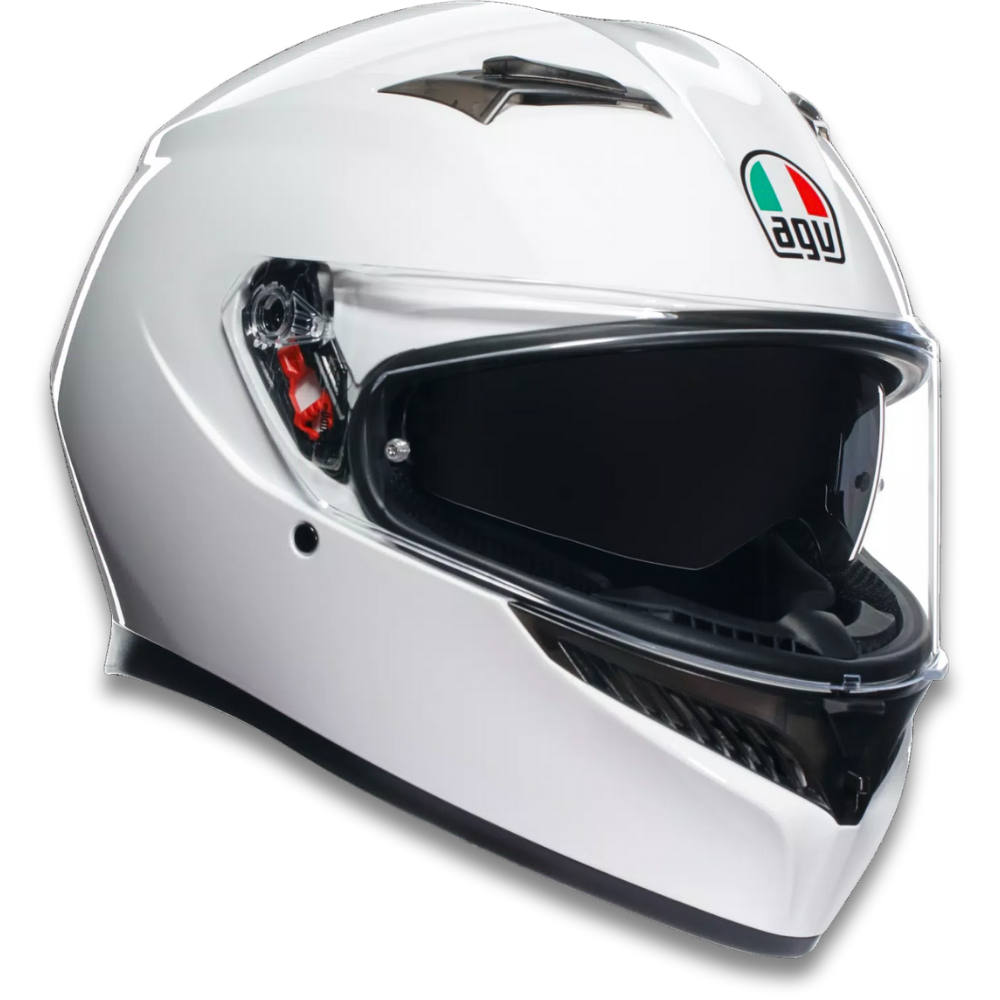 AGV K3 Mplk Configuration Mono White Kapalı Motosiklet Kaskı