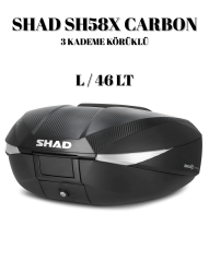 Shad SH58X Arka Çanta Siyah Carbon (3 Kademe Körüklü)