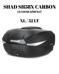 Shad SH58X Arka Çanta Siyah Carbon (3 Kademe Körüklü)