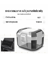 Shad TR41 Terra Alüminyum Çanta (Siyah-Gümüş)