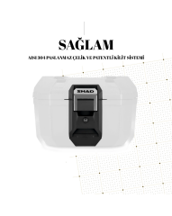 Shad TR41 Terra Alüminyum Çanta (Siyah-Gümüş)