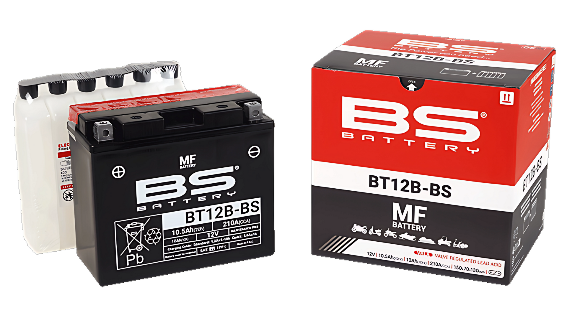 Ducati-Kawasaki-Yamaha Uyumlu B.S. BT12B-BS Akü