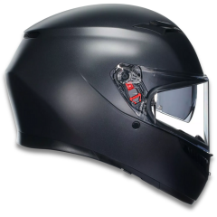 AGV K3 Mono Matt Black Kapalı Motosiklet Kaskı