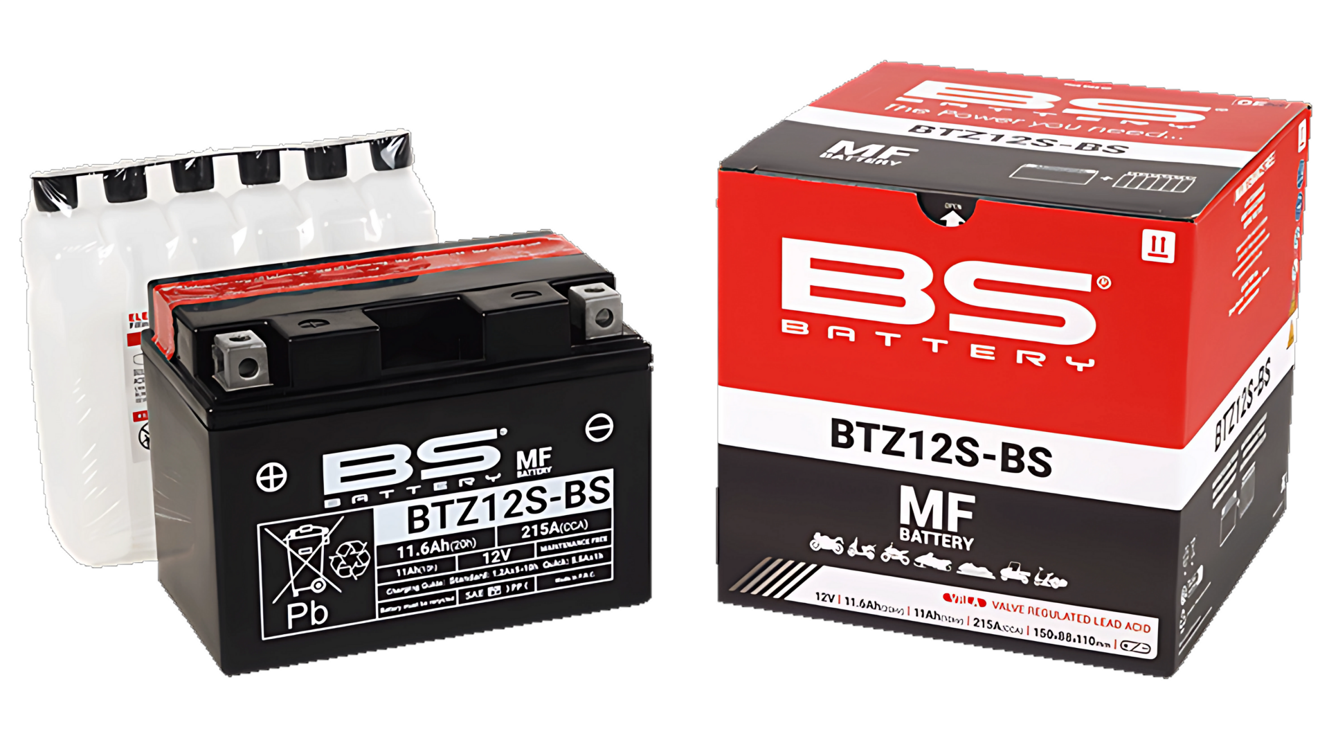 Honda-Yamaha Uyumlu B.S. BTZ12S-BS Akü