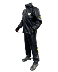 Forte GT 1138 Siyah Yağmurluk Alt Üst Takım