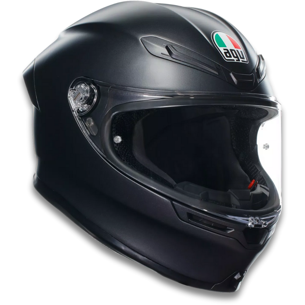 AGV K6 S Mono Matt Black Kapalı Motosiklet Kaskı